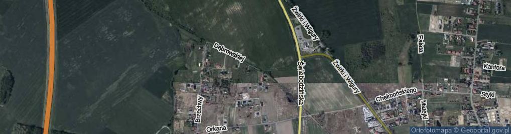 Zdjęcie satelitarne Dąbrowskiej Marii ul.
